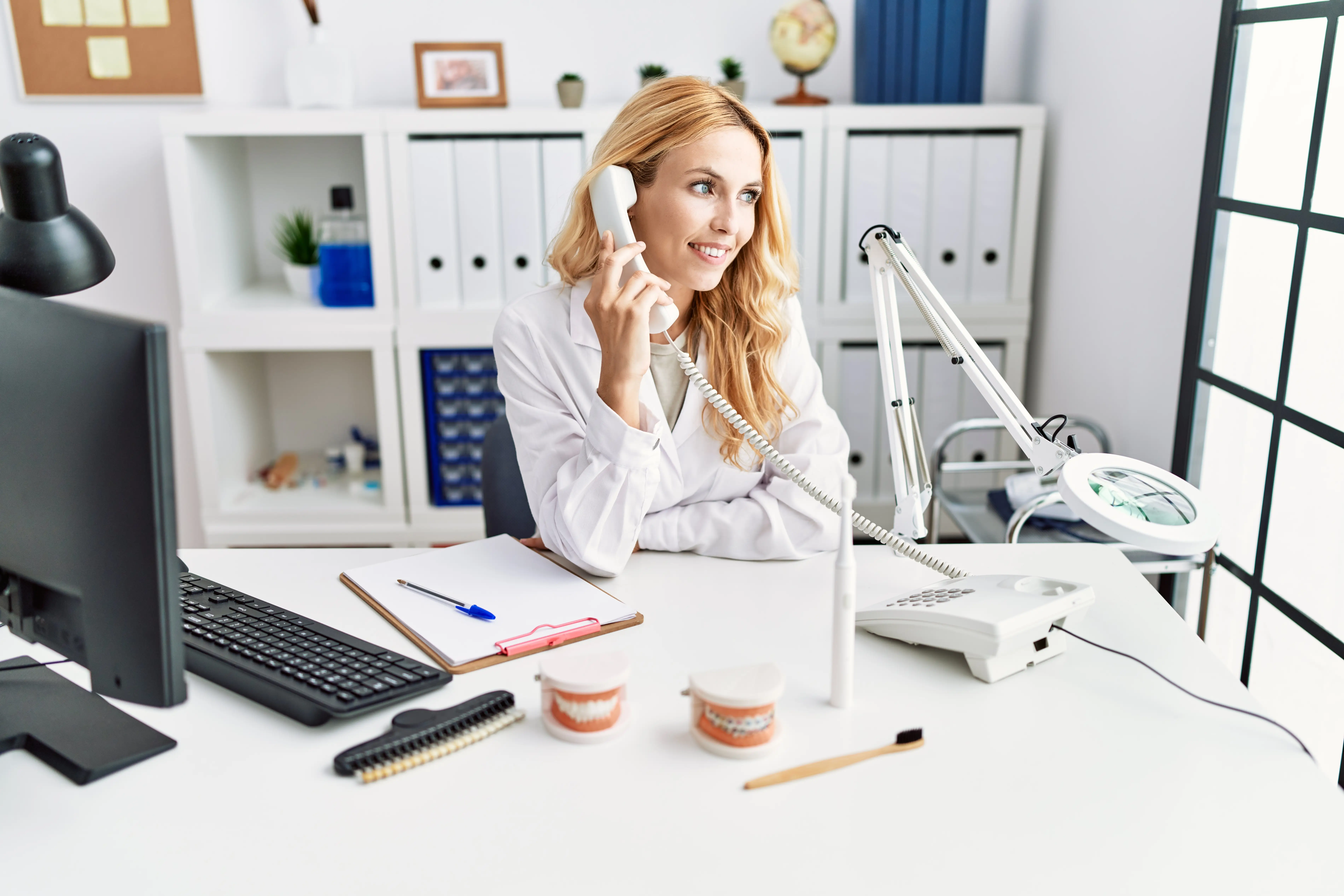 doctor on the phone
